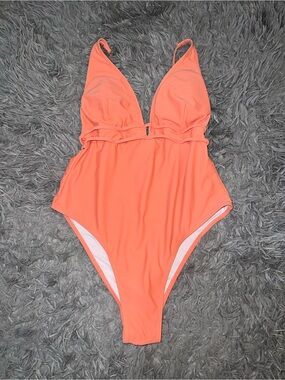 Tropic Time Zones Terracotta Braided Detail One Piece Swimsuit